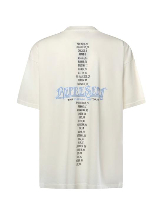 26SS 리프레젠트 반팔 티셔츠 MLM100823 72 FLAT WHITE - REPRESENT