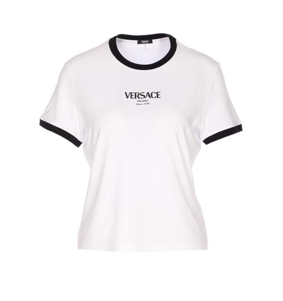 26SS 베르사체 반팔 티셔츠 1022656 1A166852W020 White