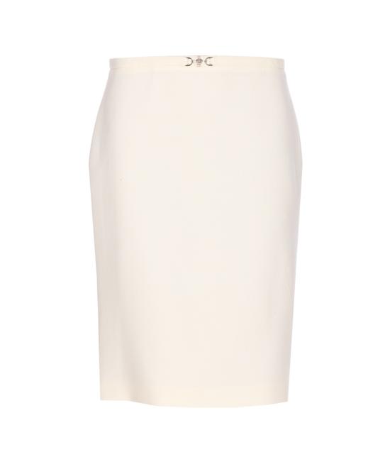 26SS 베르사체 미디 스커트 1023058 1A127891W010 White