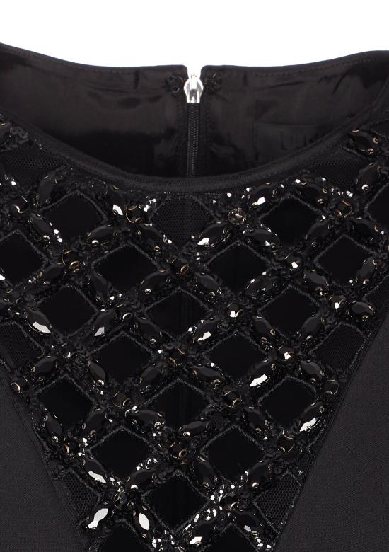 26SS 리우조 미디 원피스 PA6007T2527 22222 Black - LIU JO