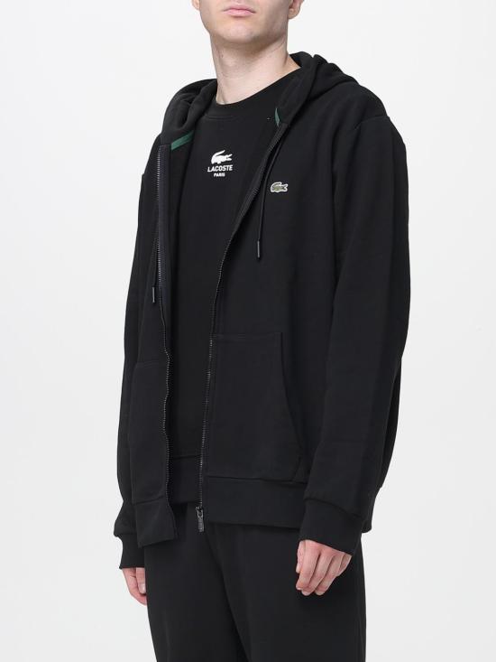 25FW 라코스테 긴팔 티셔츠 SH9809 031 Black - LACOSTE