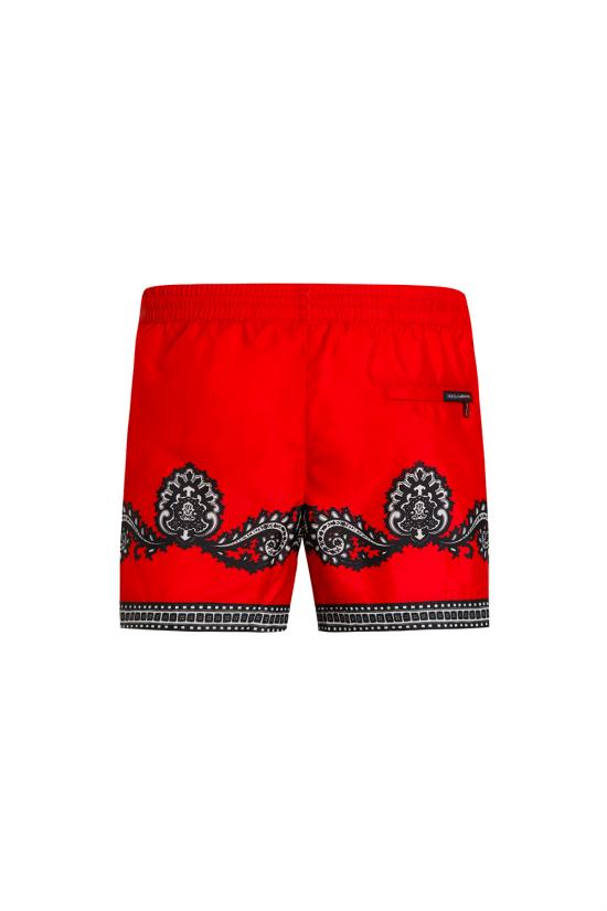 25FW 돌체앤가바나 팬티 M4F44TONR53 HR5IJ Bandana fdo rosso - DOLCE & GABBANA