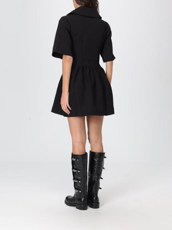 25FW 가니 롱 원피스 W0257 099 Black - GANNI