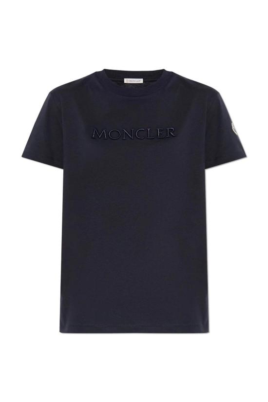 25FW 몽클레어 반팔 티셔츠 K10938C0000889AUO 778 Blue