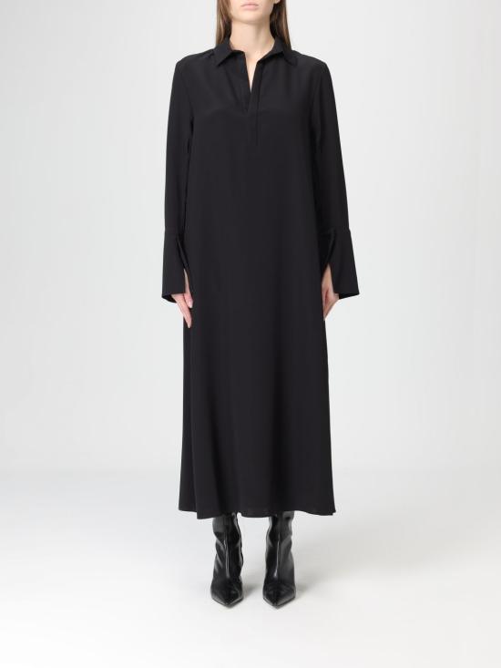 25FW 막스마라 롱 원피스 2521226018600 003 Black