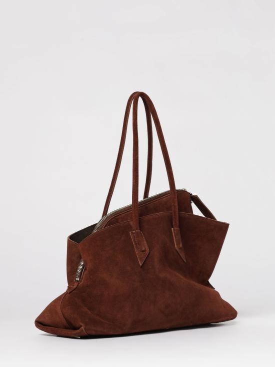 26SS 디 아티코 라 파세지아타 미디엄 탑 핸들 백 250WAH00054LBT007AA 850 Brown - THE ATTICO