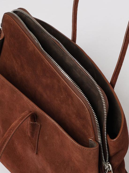 26SS 디 아티코 라 파세지아타 미디엄 탑 핸들 백 250WAH00054LBT007AA 850 Brown - THE ATTICO