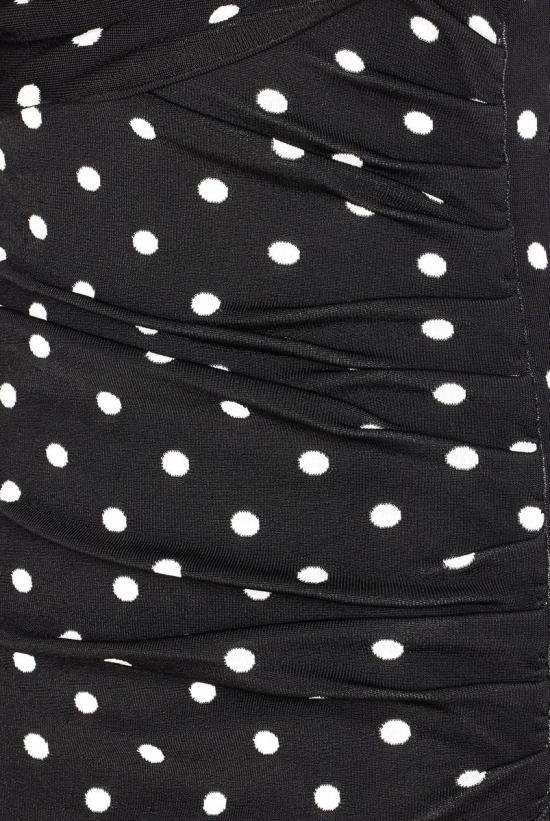 26SS 셀프 포트레이트 롱 원피스 108MABLACK WHITE Black - SELF PORTRAIT