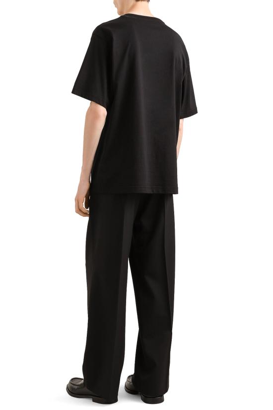 25FW 돌체앤가바나 반팔 티셔츠 G8PN9ZG7O4E N0000 Black - DOLCE & GABBANA