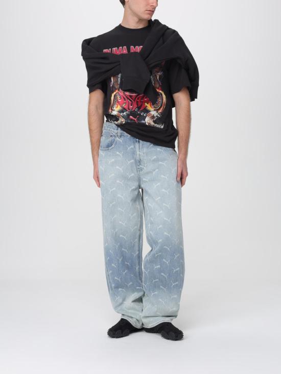 25FW 푸마 데님 팬츠 633428 01 Blue - PUMA