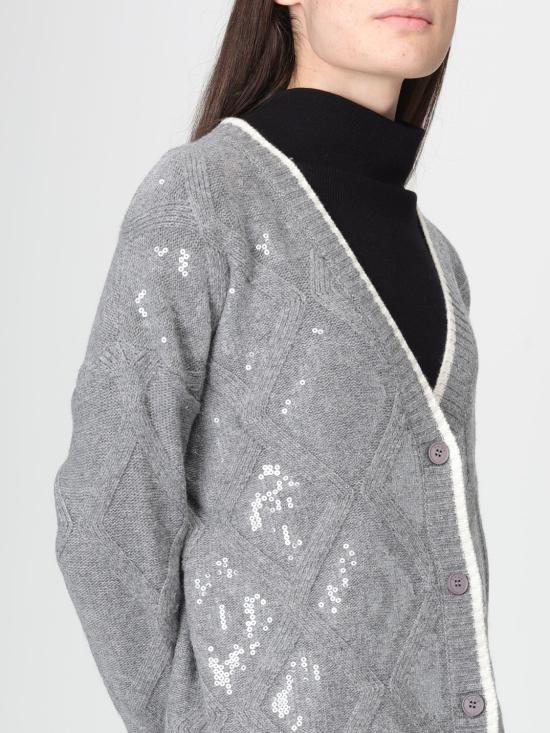 25FW 카오스 가디건 RI1NT080 0058 Grey - KAOS