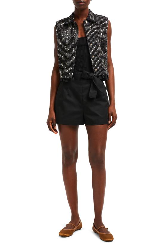 25FW 몽클레어 숏팬츠 K10932B0001954A36 999 Black - MONCLER