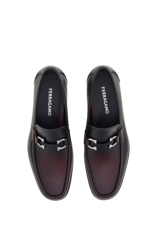 25FW 살바토레 페라가모 간치니 오너먼트 모카신 029457 778788 Cordovan nero - SALVATORE FERRAGAMO