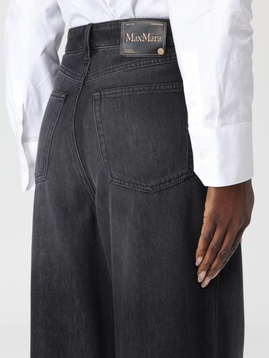 25FW 에스막스마라 데님 팬츠 2529186033600 001 Black - 'S MAX MARA