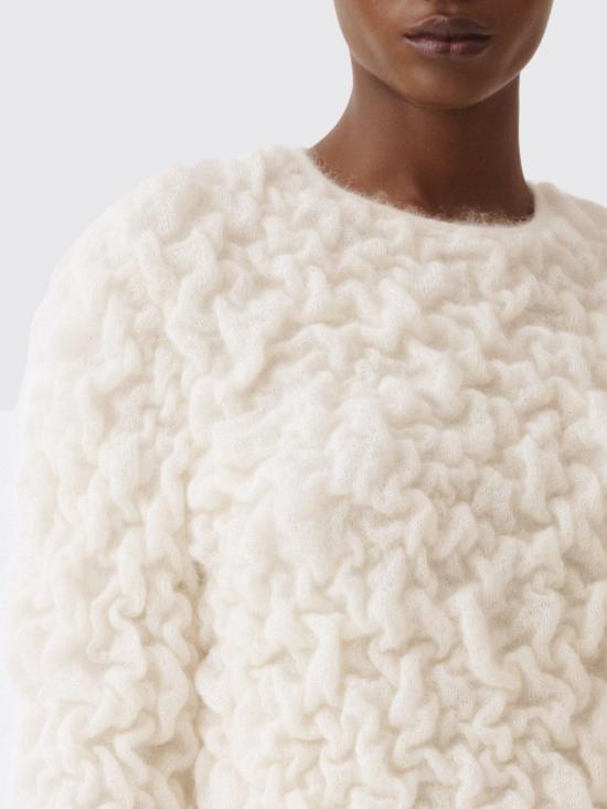 25FW 파비아나 필리피 모헤어 스웨터 MAD225F502D504 0145 Butter - FABIANA FILIPPI