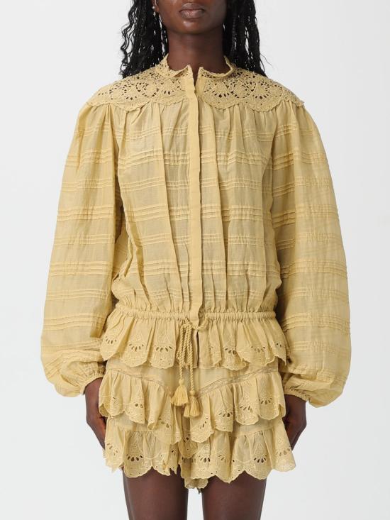 26SS 이자벨마랑에뚜왈 블라우스 HT0767FAD1J05E 10LC Yellow