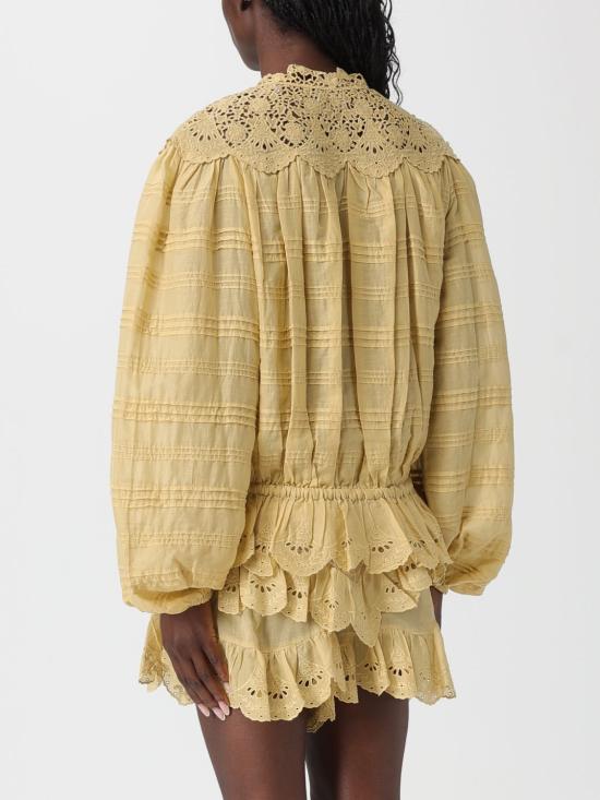 26SS 이자벨마랑에뚜왈 블라우스 HT0767FAD1J05E 10LC Yellow - ISABEL MARANT ETOILE