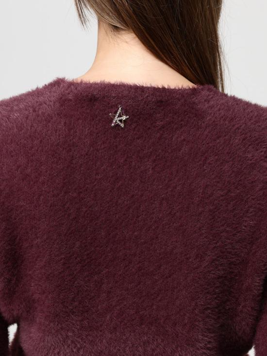 25FW 카오스 스웨터 RIJLT021 4005 Burgundy - KAOS