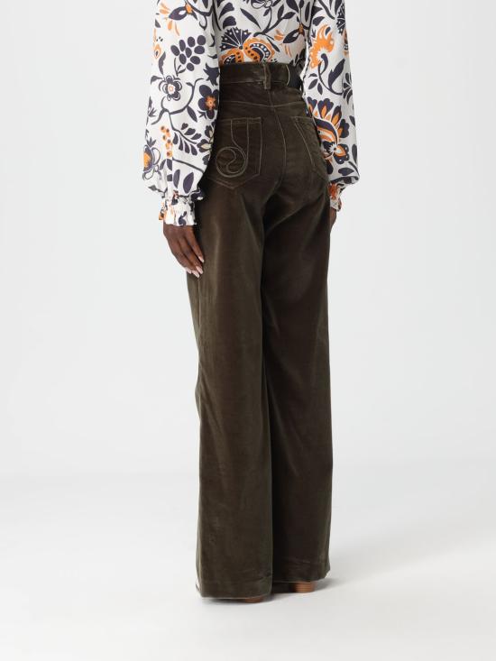 25FW 라 더블제이 팔라초 팬츠 TRO0140VEL011SOLID GR14 Kaki - LA DOUBLEJ