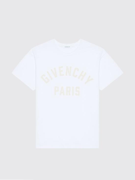 26SS 지방시 반팔 티셔츠 BM71NK3YRS 100 White