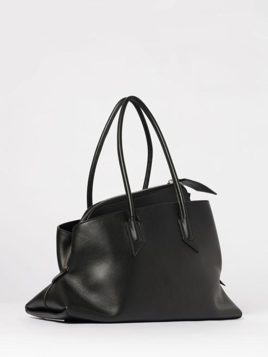 26SS 디 아티코 라 파세지아타 미디엄 탑 핸들 백 250WAH00054LBT019AA 100 Black - THE ATTICO