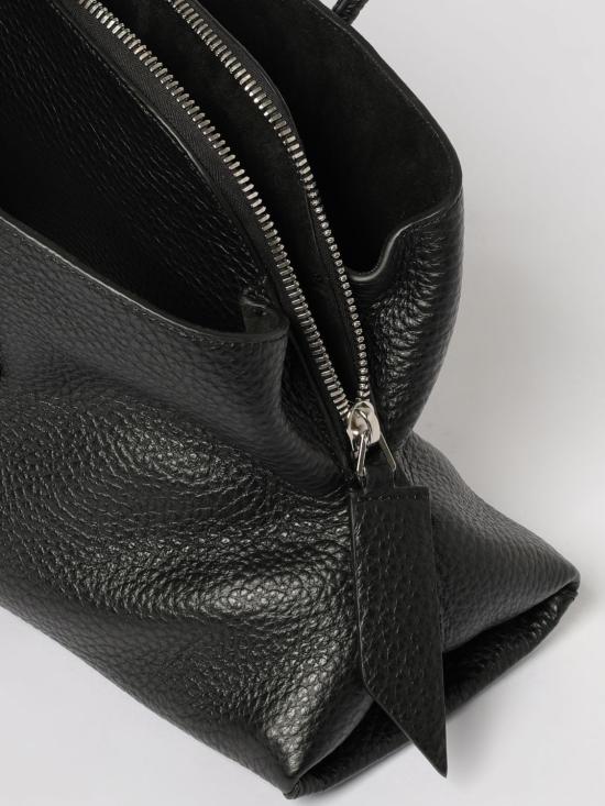 26SS 디 아티코 라 파세지아타 미디엄 탑 핸들 백 250WAH00054LBT117AA 100 Black - THE ATTICO