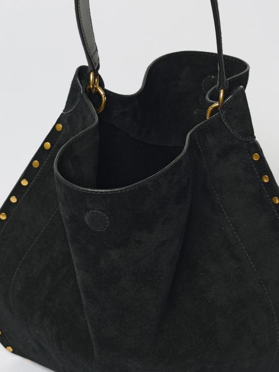 25FW 이자벨마랑 OSKAN 오스칸 문 숄더백 PP0200FAB2C03M 01BK Black - ISABEL MARANT