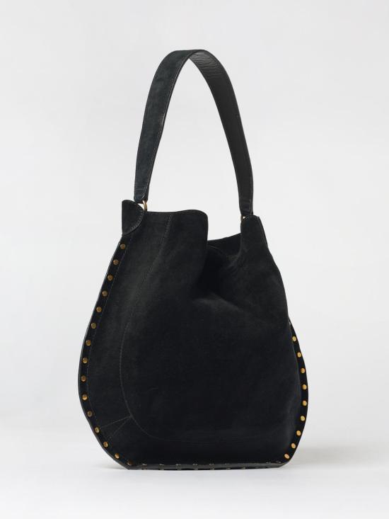 25FW 이자벨마랑 OSKAN 오스칸 문 숄더백 PP0200FAB2C03M 01BK Black - ISABEL MARANT