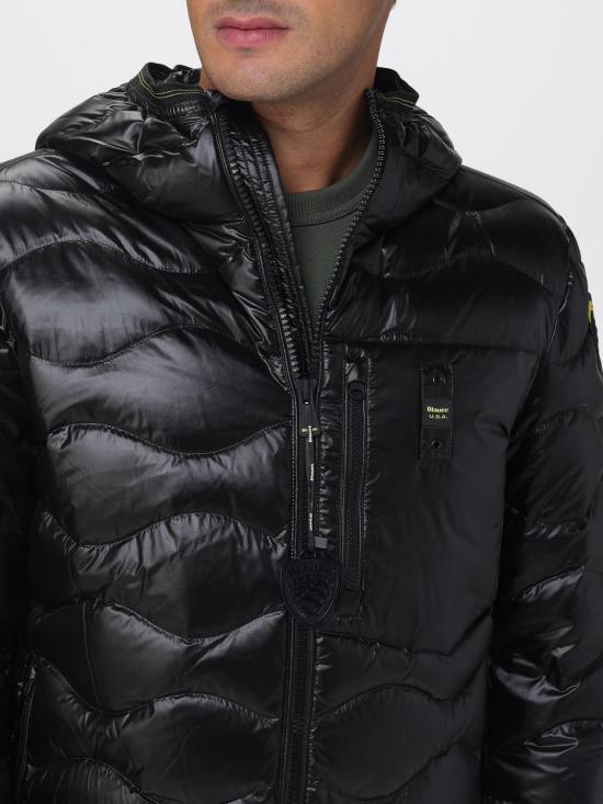 25FW 블라우어 숏패딩 25WBLUC03074A06355 999 Black - BLAUER