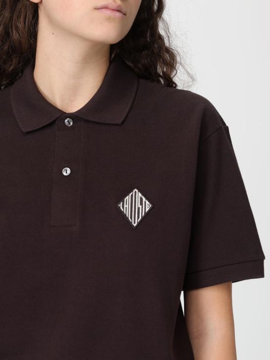 25FW 라코스테 폴로 티셔츠 PH0034 3LA Brown - LACOSTE