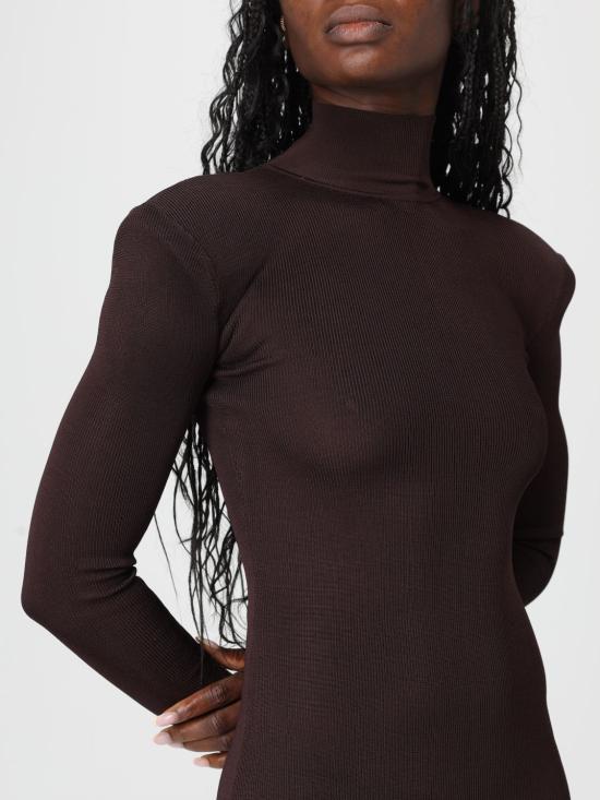 25FW 셀프 포트레이트 롱 원피스 SS25945XBR Brown - SELF PORTRAIT