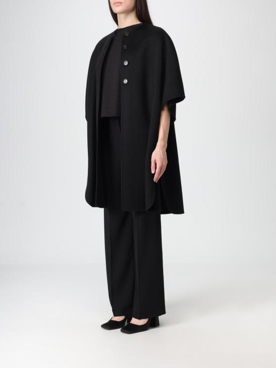 25FW 막스마라 코트 2524736101600 004 Black - MAX MARA