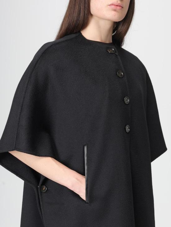 25FW 막스마라 코트 2524736101600 004 Black - MAX MARA