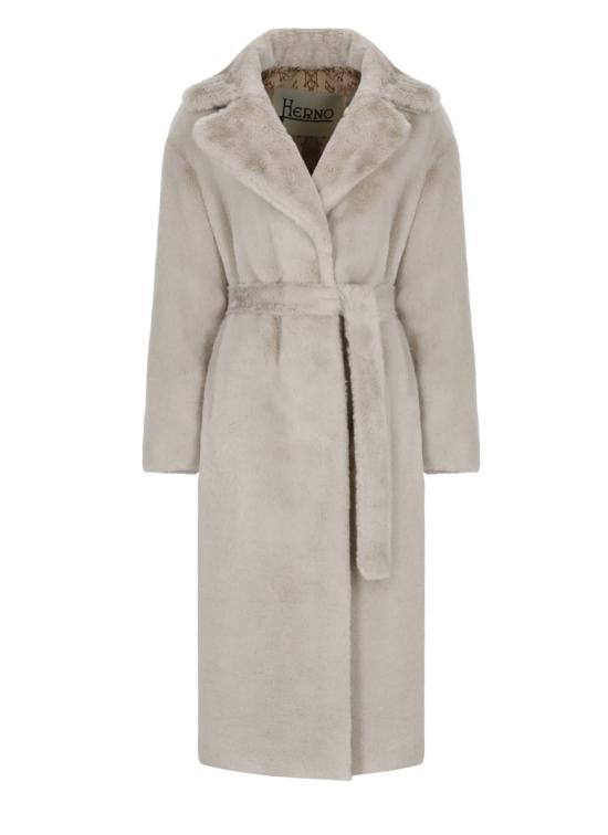 25FW 에르노 소프트 얼터너티브 퍼 코트 CA000586D124221985 GREY