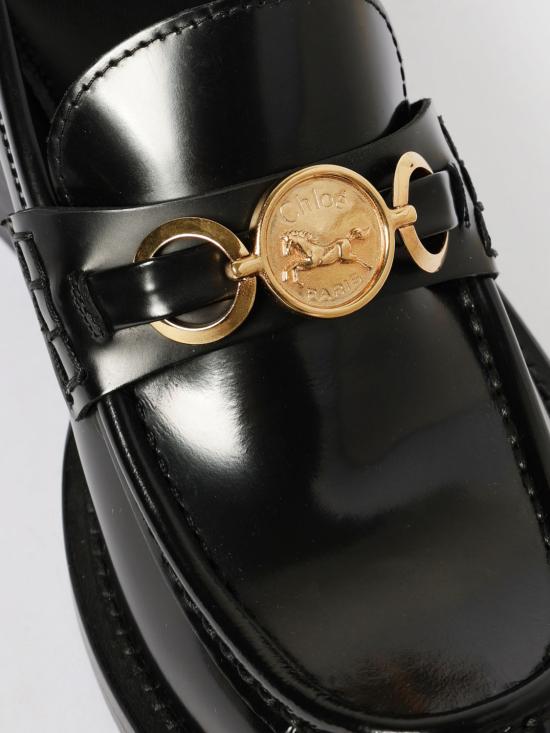 25FW 끌로에 로퍼 CH25W15KUU 001 Black - CHLOE