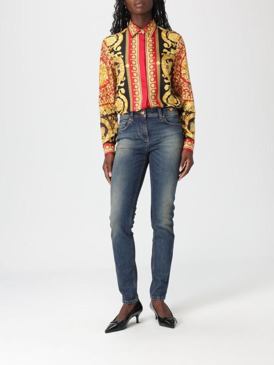 25FW 베르사체 데님 팬츠 10221361A16355 1D800 Denim - VERSACE