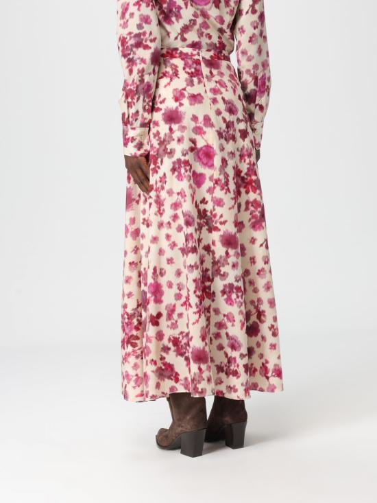 26SS 이자벨마랑에뚜왈 롱 스커트 JU0012FBD1J11I 40PK Pink - ISABEL MARANT ETOILE