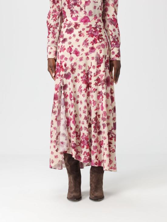 26SS 이자벨마랑에뚜왈 롱 스커트 JU0012FBD1J11I 40PK Pink