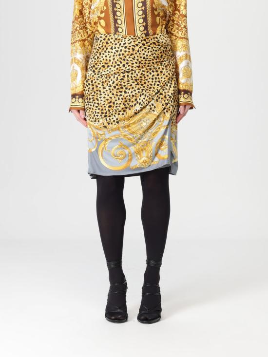 25FW 베르사체 스커트 10221231A16251 5E700 Grey