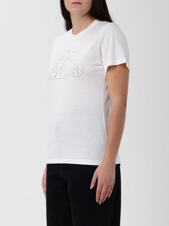 25FW 골든구스 반팔 티셔츠 GWP02322P0211611616 White - GOLDEN GOOSE