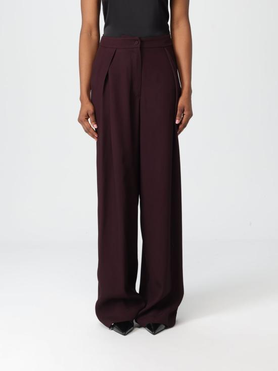 25FW 라쿠엘 디니즈 팔라초 팬츠 9003009NUZ0001 302 Red Purple