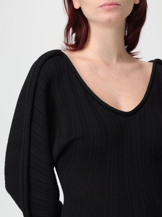 25FW 세퍼 스웨터 WFW25ANGUILLE FLUID CURVED Black - SEFR