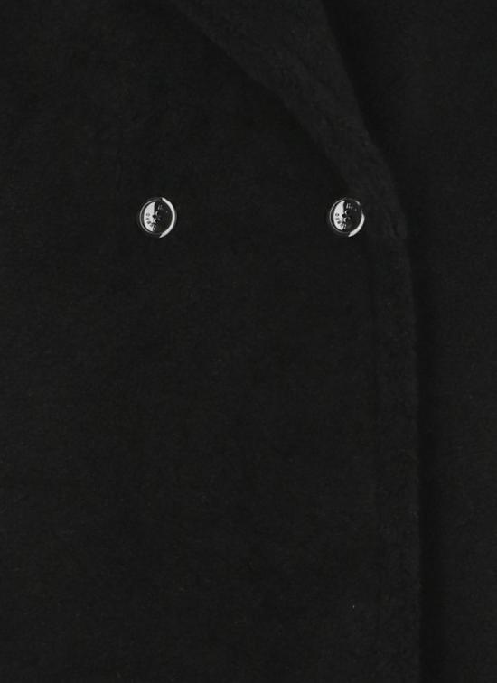 25FW 에르노 멜란지 테디 더블 브레스티드 코트 GC000492D 127359300 Black - HERNO