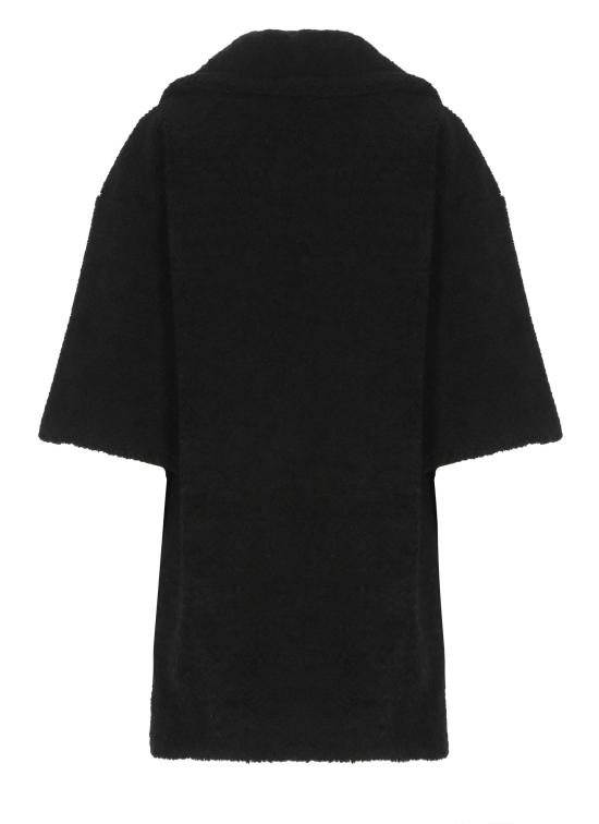 25FW 에르노 멜란지 테디 더블 브레스티드 코트 GC000492D 127359300 Black - HERNO