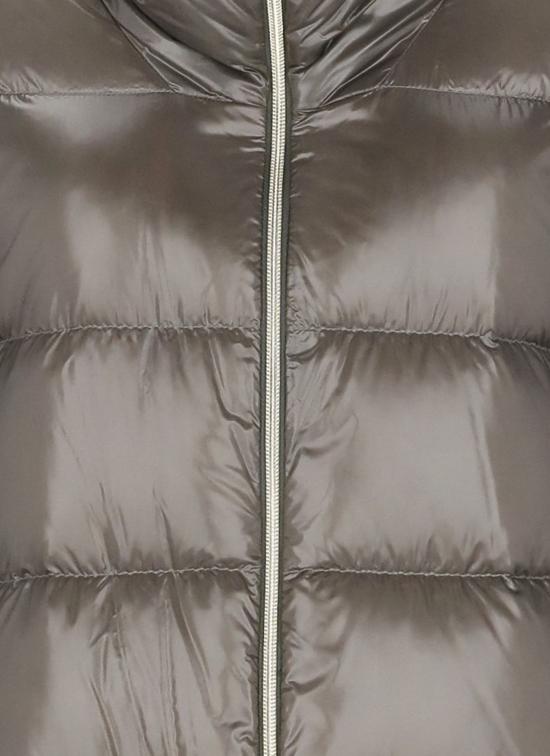 25FW 에르노 나일론 울트라라이트 레이디 얼터너티브 퍼 A-쉐입 자켓 PI002140D 12017Z9480 Grey - HERNO