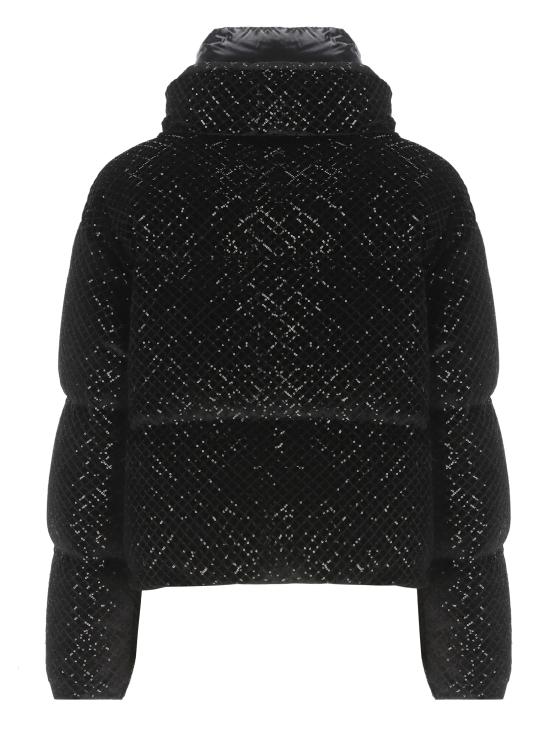 25FW 에르노 벨로아 크롭 다운 자켓 PI002161D 127519300 Black - HERNO