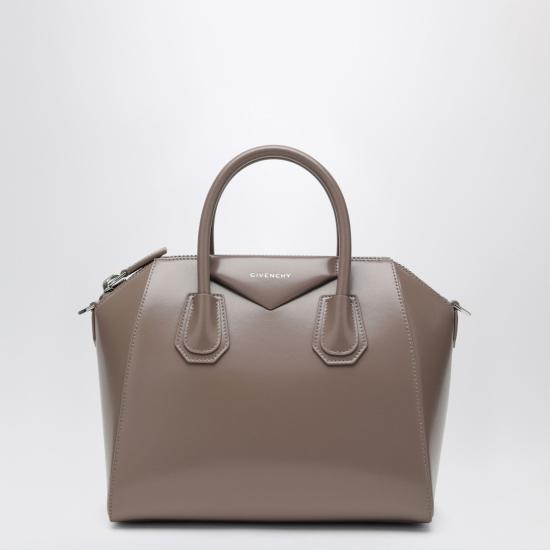 26SS 지방시 레더 스몰 안티고나 백 BB5149B00D Grey