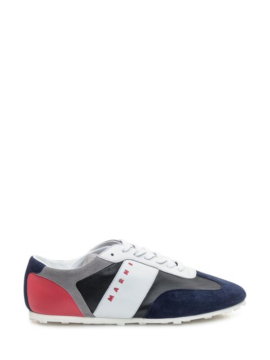 25FW 마르니 스니커즈 SNZU019100P9097 ZP007 NERO BIANCO