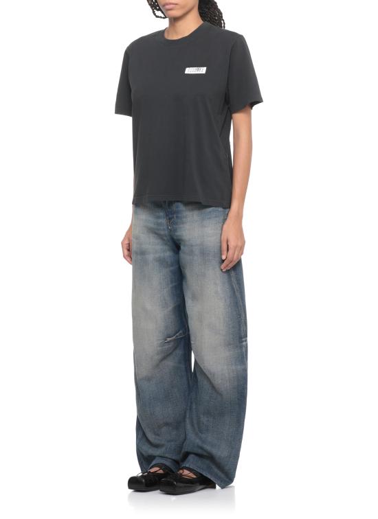 25FW MM6 메종마르지엘라 반팔 티셔츠 S62GD0210 M20115900 Black - MM6 MAISON MARGIELA