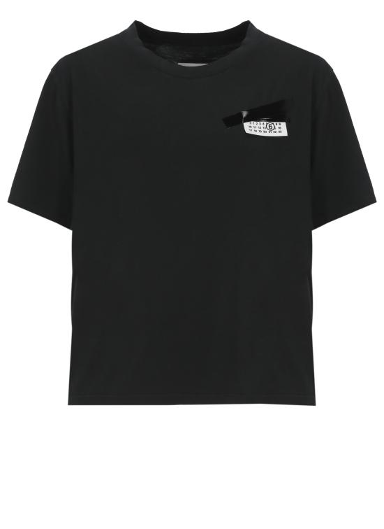 25FW MM6 메종마르지엘라 반팔 티셔츠 S62GD0210 M20115900 Black